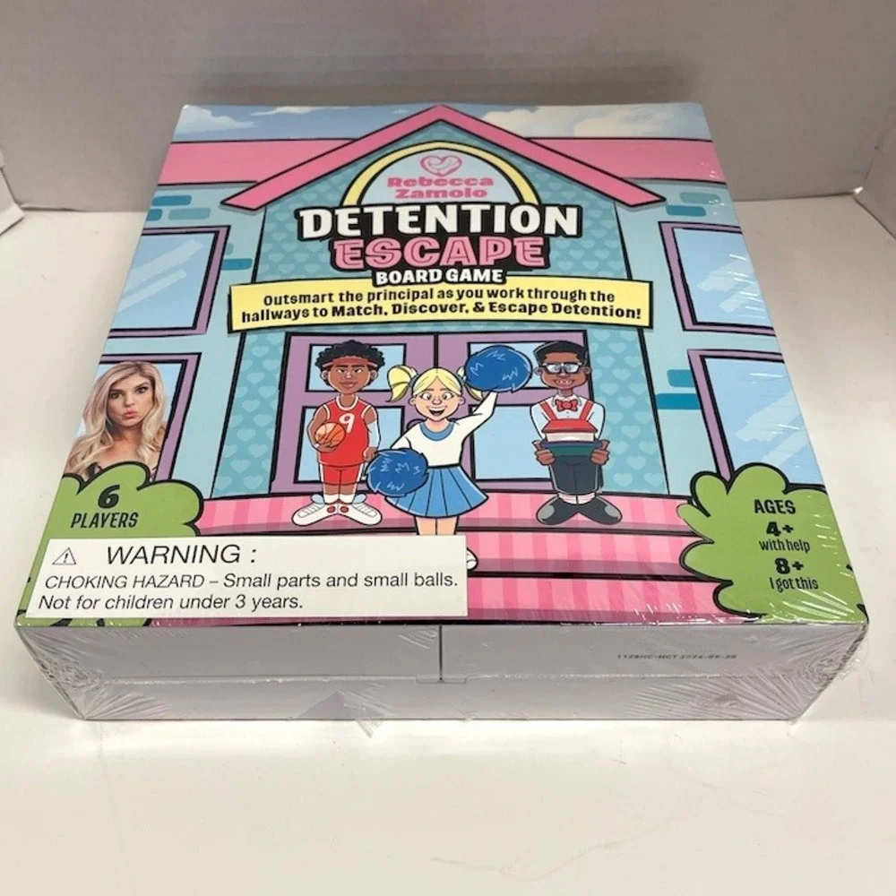 Rebecca Zamolo Detention Escape Board Game Kids Family Strategy‎ RBA01004 NEW
